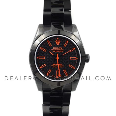 rolex milgauss se stealth gv orange|rolex milgauss gv discontinued.